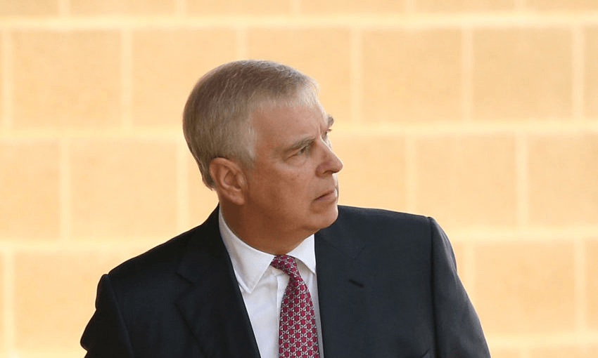The Duke of York, Prince Andrew, during a visit in Perth, Australia, last month. Photo by Paul Kane/Getty Images 

