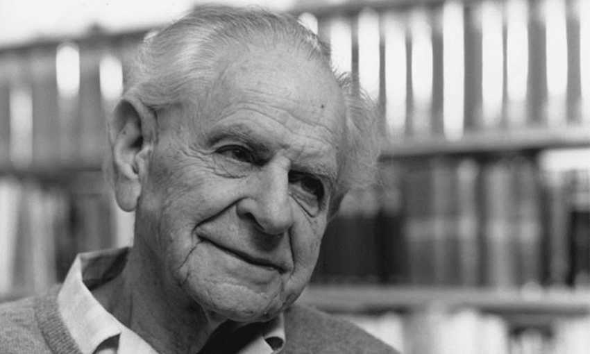 Karl Popper. Photo: Wikimedia Commons. 
