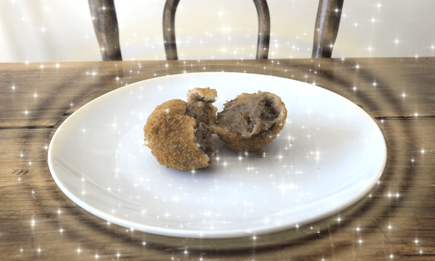 Behold: The Hawke’s Bay meatball (Photo: Fiona Fraser) 
