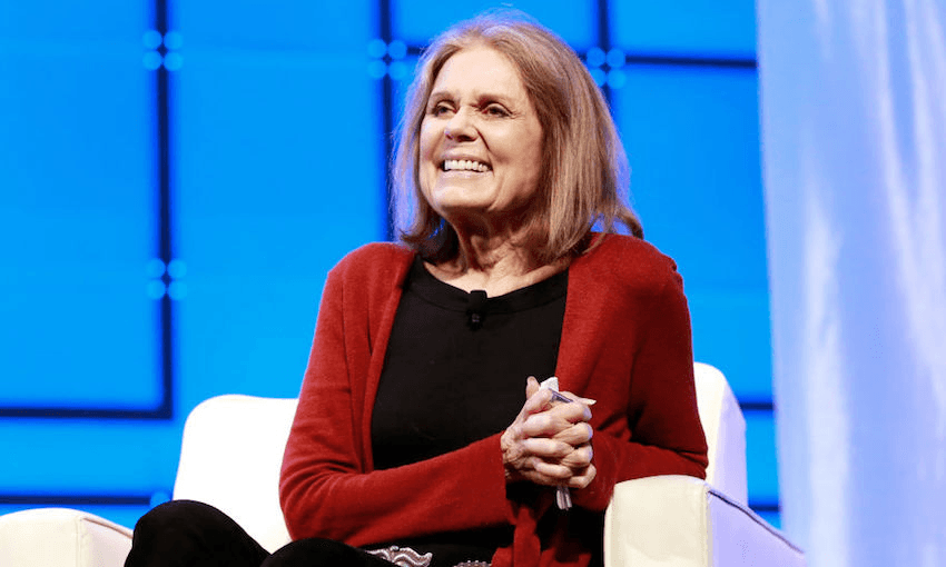 Gloria Steinem speaks during the Massachusetts Conference for Women 2017. Photo: Getty 
