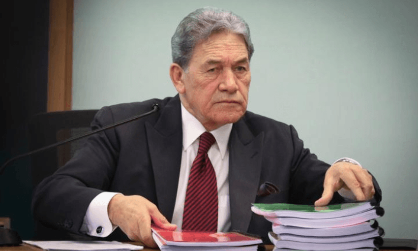Winston Peters in the High Court (Radio NZ, Patrice Allen) 
