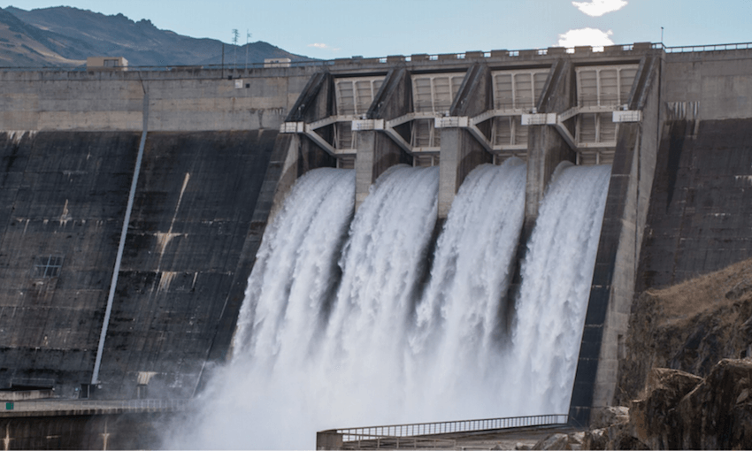 The Clyde hydro dam (image: supplied).  
