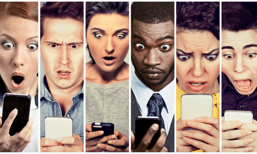 A selection of shocked humans. Photo: Getty 
