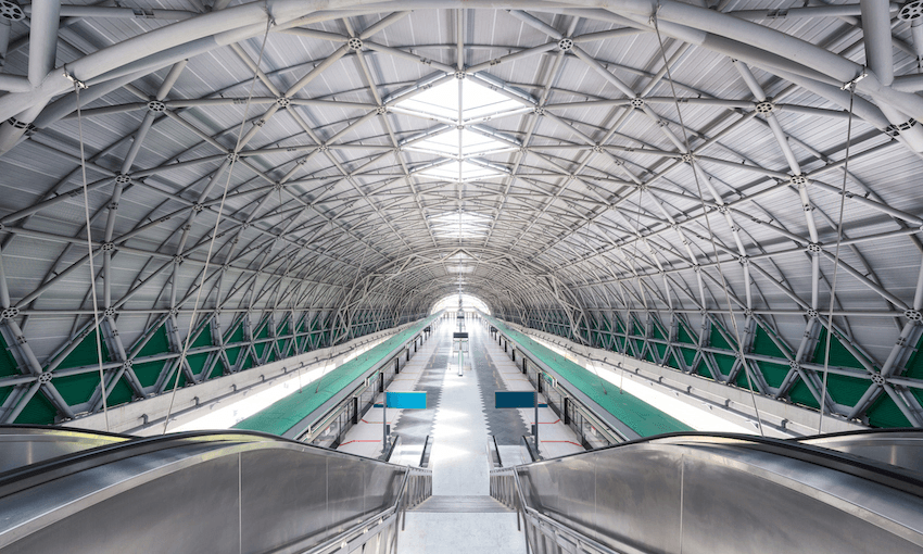 An MRT station, Singapore. Photo: Getty Images 
