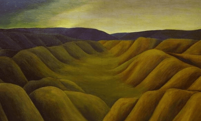 Takaka: night and day, 1948, by Colin McCahon