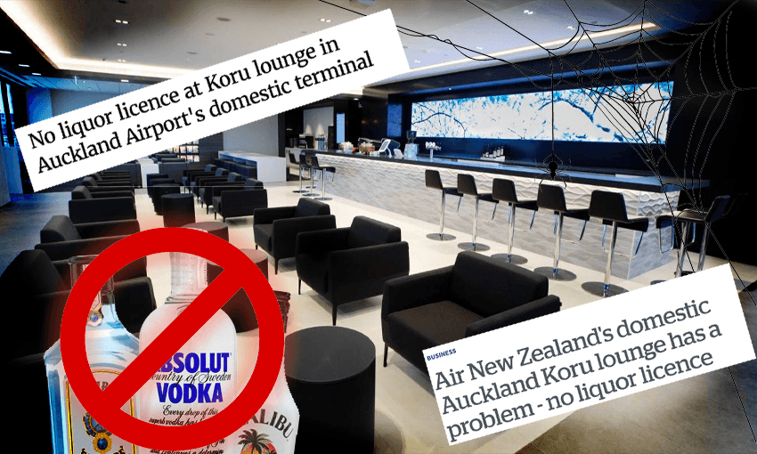 The day the Koru Lounge went dry The Spinoff