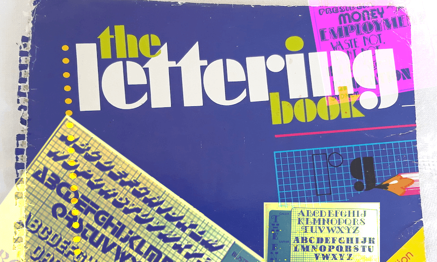 An ode to The Lettering Book, influencing school projects for an entire generation. 
