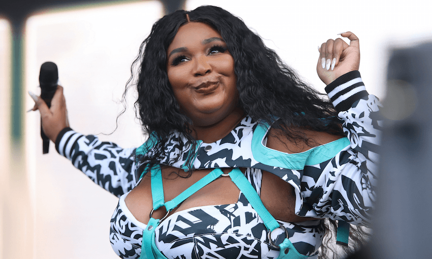 Lizzo performs at FOMO Festival 2020 at The Trusts Arena. Photo: Dave Simpson/WireImage 

