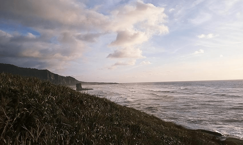 The stunning view down the coast from St Highway 6 near Punakaiki. Photo: Michael Andrew 
