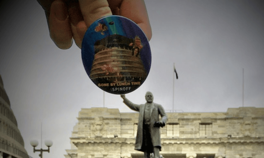 Richard Seddon issues a huge, positive, factual and robust endorsement of politics podcast Gone By Lunchtime in this image from New Zealand’s most discerning podcast listener, Andrew. 
