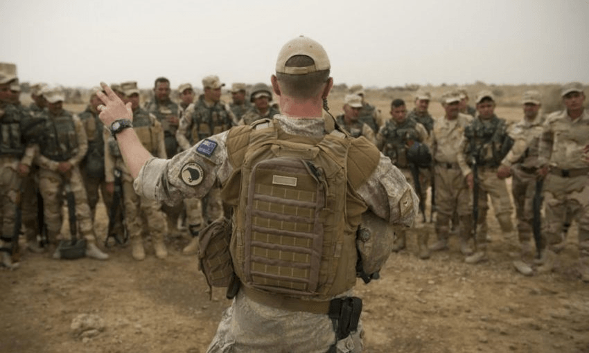 Forty five NZ personnel remain at the Taji base in Iraq. Some international media reported the base had been hit by Iranian missiles, but these reports have since been corrected. Photo: NZDF 
