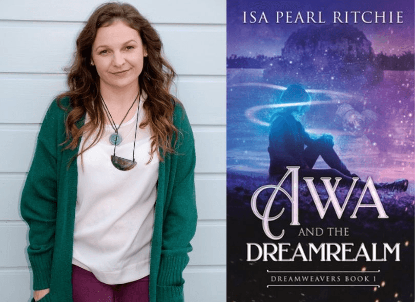 Isa Pearl Ritchie and the first of her new fantasy series.  
