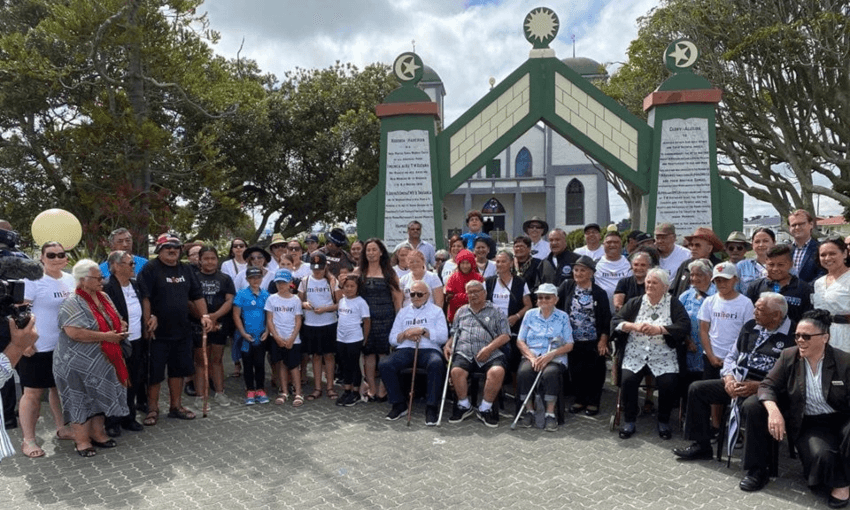 Māori Party supporters at Rātana (via Facebook)  
