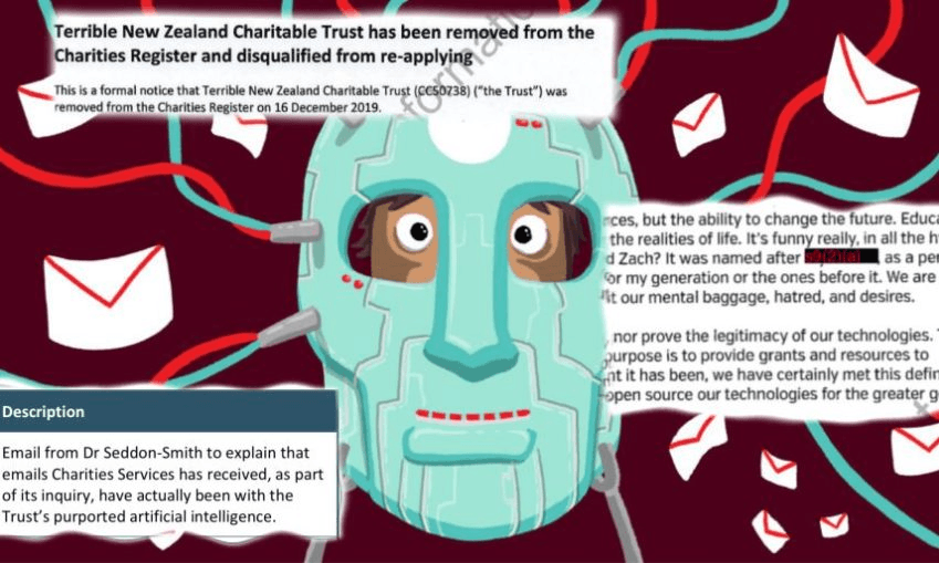 An Internal Affairs inquiry has made a damning assessment of the Terrible Foundation run by Albi Whale and his father. Image: Toby Morris 
