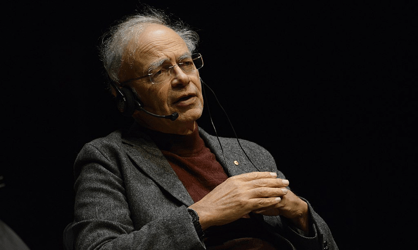 Peter Singer in 2012 (Photo: Fronteiras do Pensamento via Flickr) 
