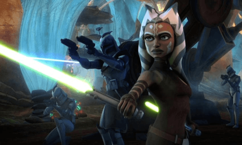 Ahsoka Tano, one of the characters introduced in Star Wars: The Clone Wars, that showcases the brilliance of the animated series, especially compared to the prequels. 
