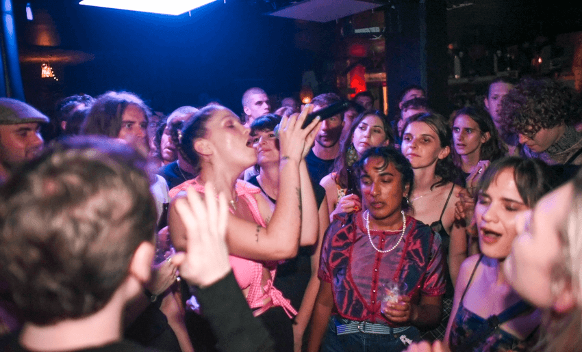NYC’s Eartheater at Whammy last month. Image: Nicole Hunt 

