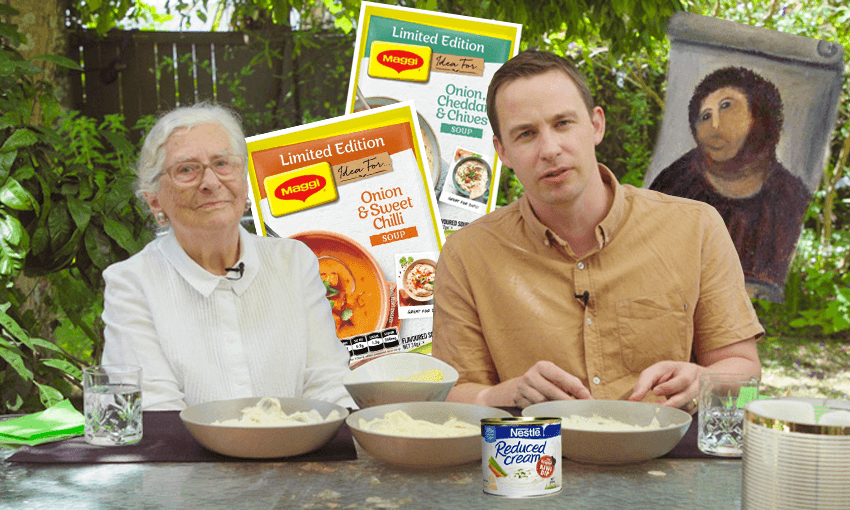 Rosemary Dempsey, the new dip flavours, Hayden Donnell and the Monkey Christ  
