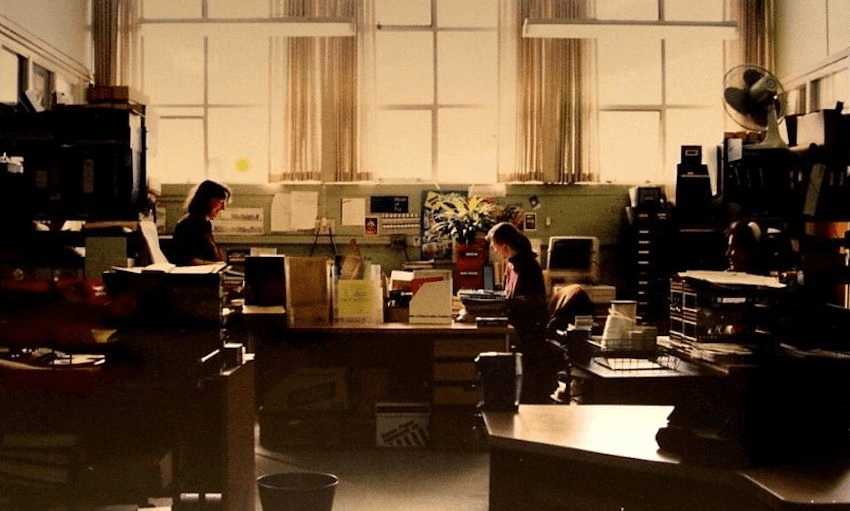 Archives NZ’s Auckland Records Centre in the 1980s, from a personal collection of photos taken by Auckland Regional Office staff. Source: Archives New Zealand Te Rua Mahara o te Kāwanatanga via Flickr CC BY 2.0 
