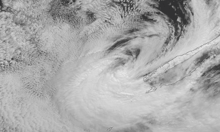 A satellite image of Uesi (Image: Cooperative Institute for 
Meteorological Satellite Studies) 
