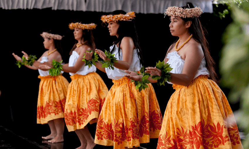 Hawaiian dancers at Pasifika Festival 2014. (Photo: Jessica Rowland) 
