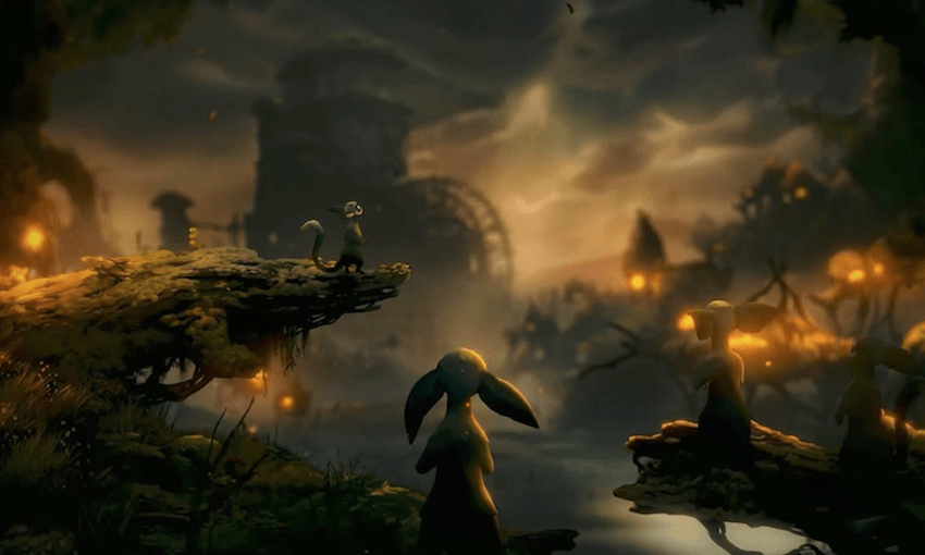A screenshot from Ori and the Will of Wisps, out on the XBox One today. Photo: Supplied. 
