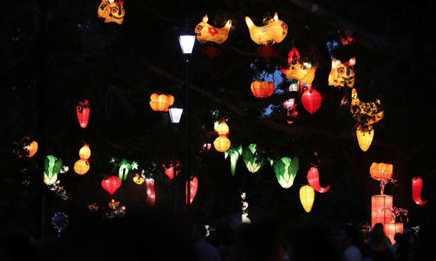 The Auckland Lantern Festival in 2019. This year the event was cancelled owing to Coronavirus. (Photo by Fiona Goodall/Getty Images) 

