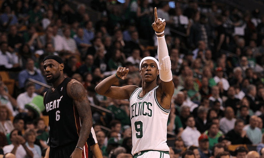 LeBron James and Rajon Rondo, two players who over-perform in finals (Photo: Jim Rogash/Getty Images)
