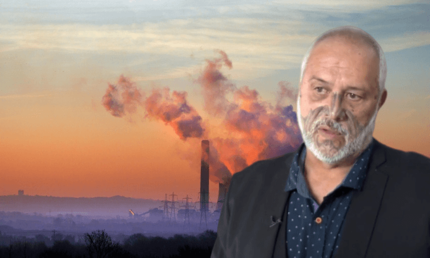 Mike Smith (Ngāpuhi and Ngāti Kahu) who is taking legal action against seven large NZ corporates over climate change 
