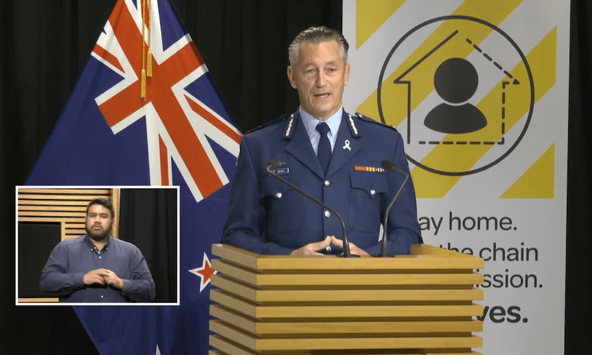 Police commissioner Mike Bush.