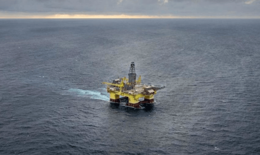 The OMV rig. Photo: supplied 
