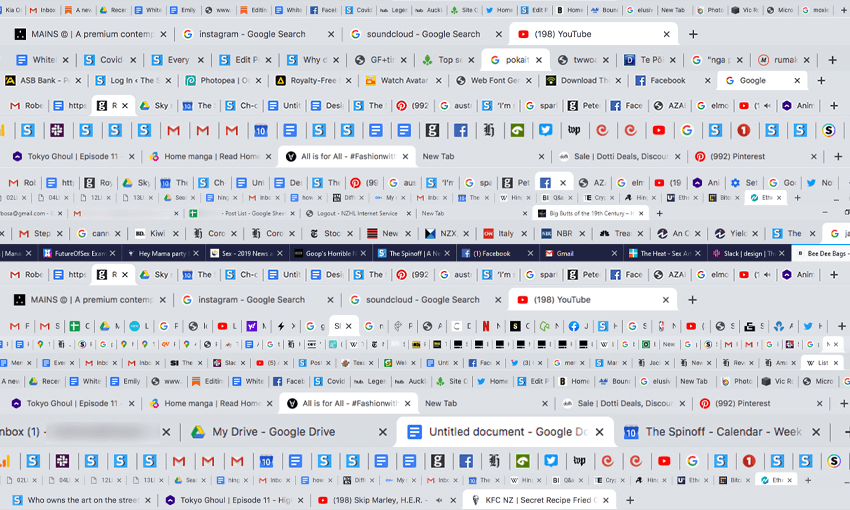 This is maybe too many tabs. But what’s the ideal amount, truly?