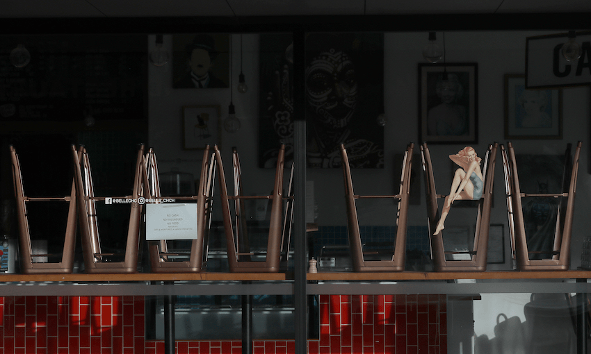 A closed restaurant in Christchurch during lockdown in 2020 (Photo: Sanka Vidanagama/NurPhoto/Getty Images)