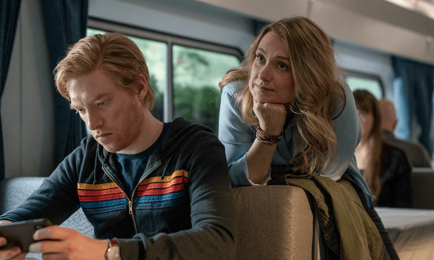 Merritt Wever and Domhnall Gleeson star in Run