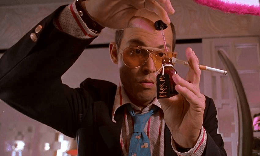 What is adrenochrome? Johnny Depp takes a fictional adrenochrome in Fear and Loathing in Las Vegas (1998). 
