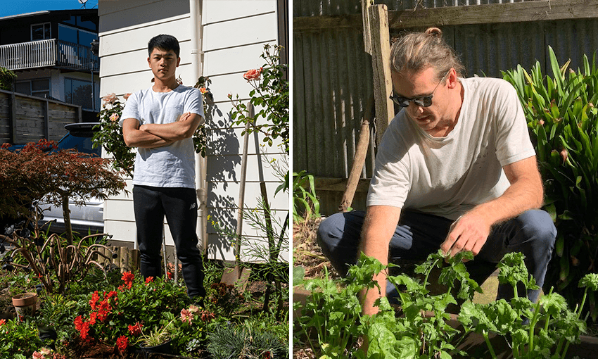 Oscar Zhong and Sam Mcgerty, co-founders of Compost Made Smart. Photo: Supplied