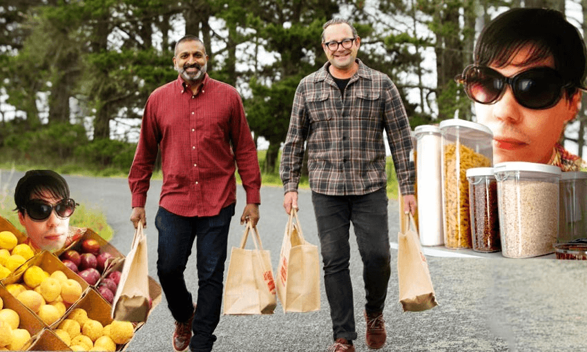 Pictured: Two experts (restaurateur Ganesh Raj and chef Mike Van de Elzen) and an amateur (Sam Brooks). 
