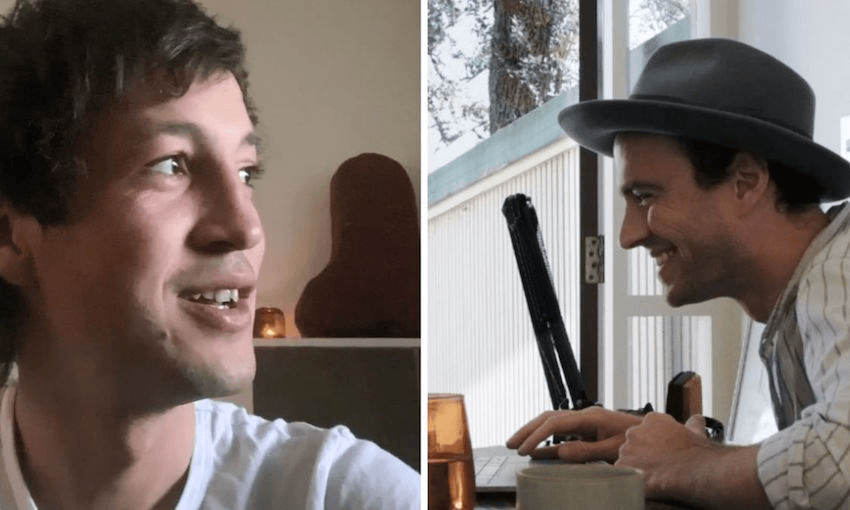 Marlon Williams and Finn Andrews (The Veils) chat and jam in lockdown. 
