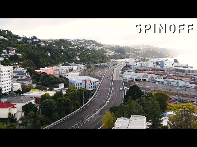 The empty streets of Wellington during lockdown
