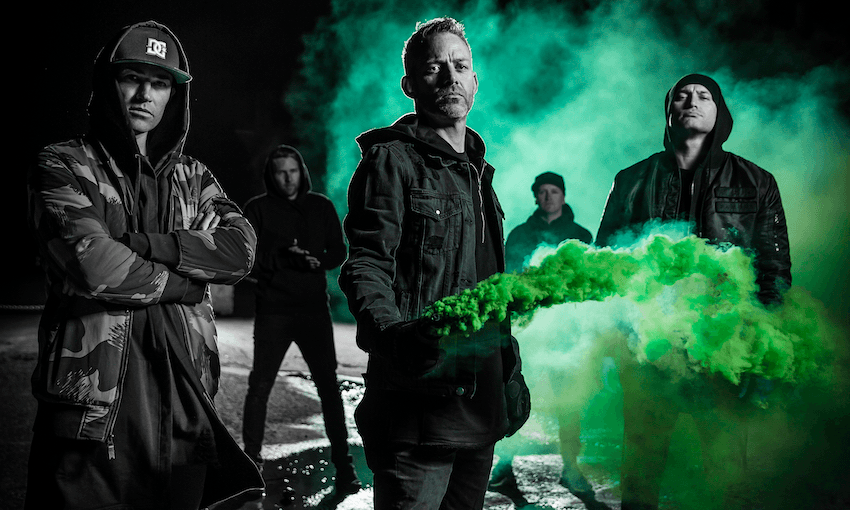 Blindspott, the only band in history to have the same album debut at number one twice. 
