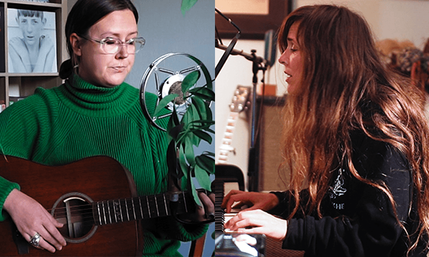 Nadia Reid and Reb Fountain in episode two of Under Cover. 
