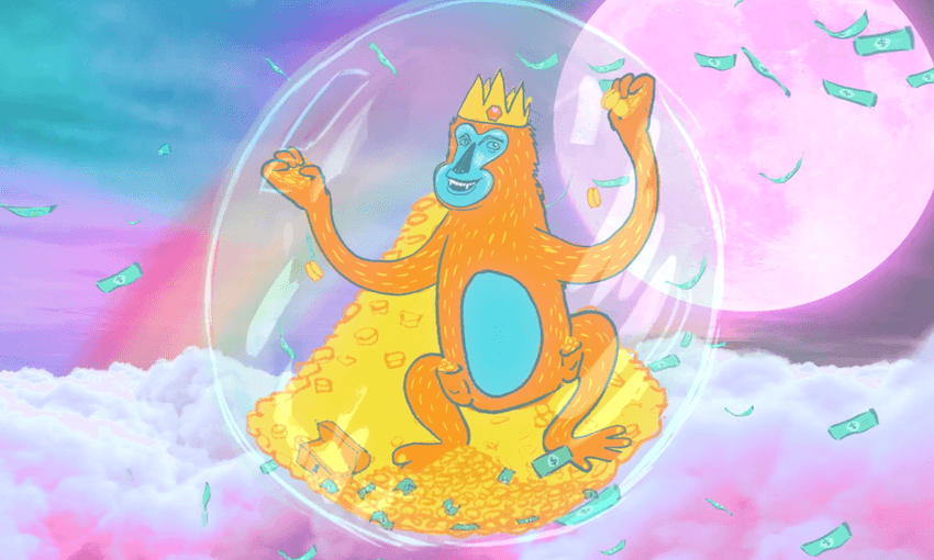 The monkey loves the winner as much as we do. (Photo: Supplied) 
