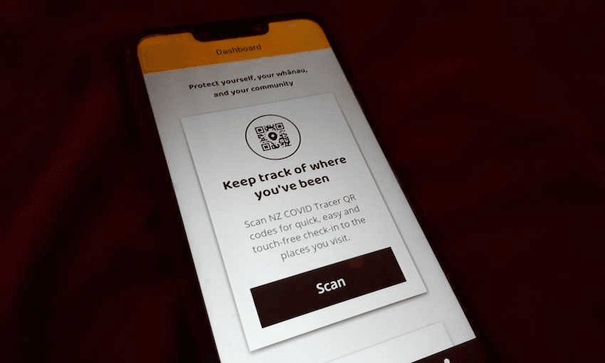 The NZ Covid Tracer app 
