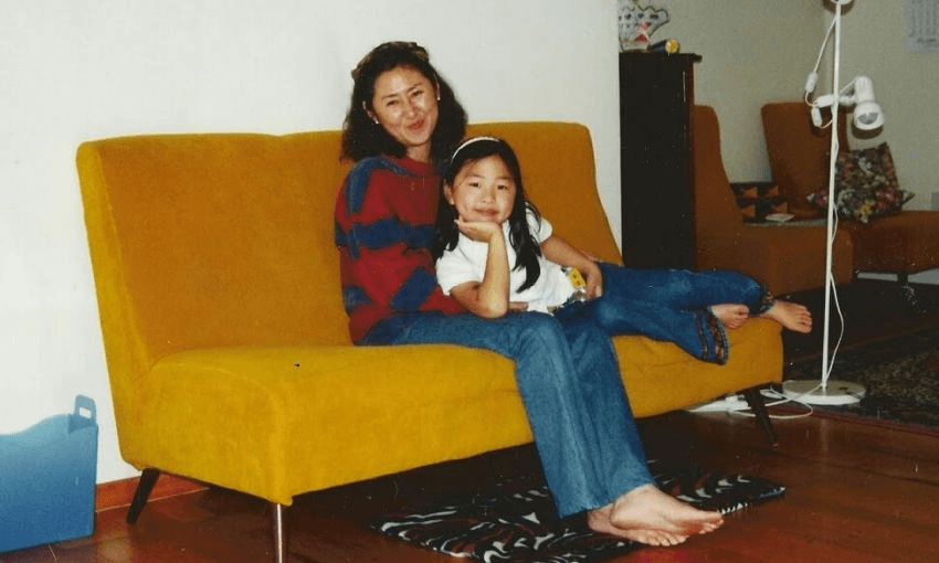 Joanna Cho with her mother, circa 2000. (Photo: Supplied) 
