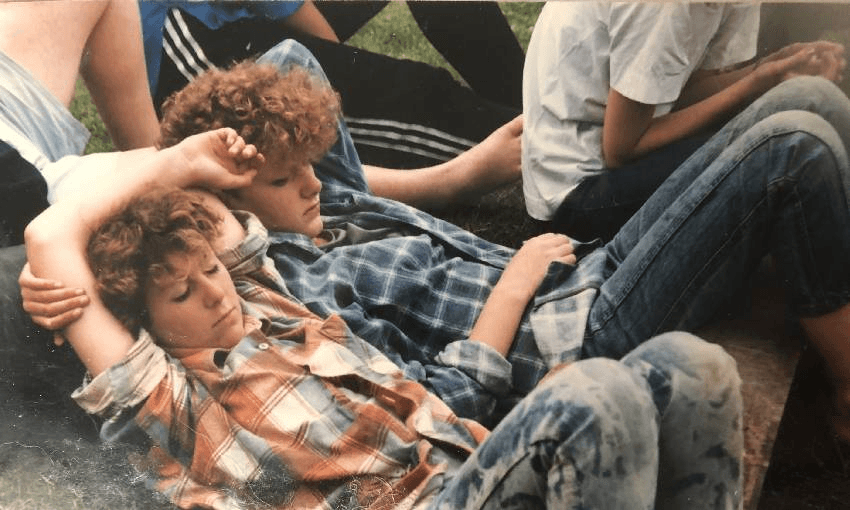 Karyn and Catherine, aged 15 (Photo: Supplied) 
