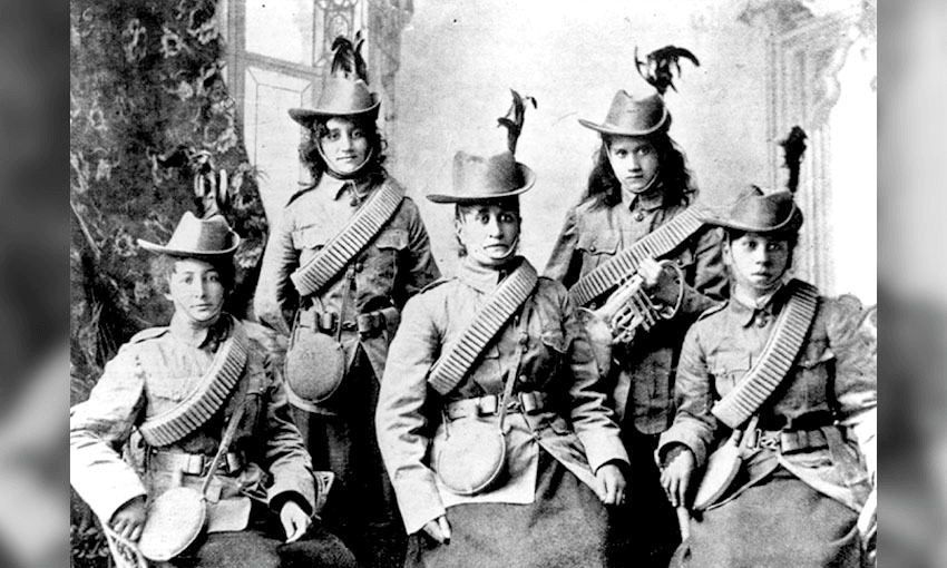 Ngāpuhi Sisters of Mercy, Whangārei (Photo: Cowdell (1901)/ Auckland War Memorial Museum – Tāmaki Paenga Hira) 
