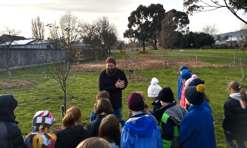MICHAEL REYNOLDS (PICTURED) SAYS ROIMATA FOOD COMMONS IS ABOUT EDUCATION AND STRENGTHENING COMMUNITY CONNECTIONS TO THE SPACE (PHOTO: SUPPLIED) 
