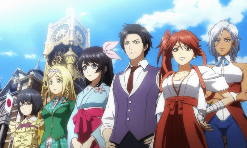 The cast of Sakura Wars, looking as anime as ever. (Photo: Supplied) 
