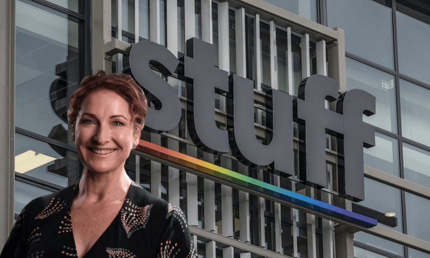 Sinead Boucher, Stuff owner and CEO (Photo: RNZ/Supplied) 

