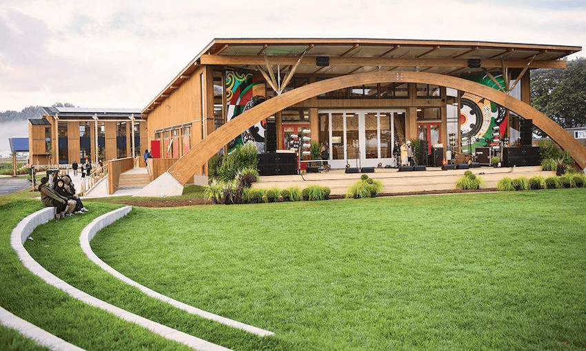 Te Kura Whare in Tāneatua, Tūhoe’s living building.